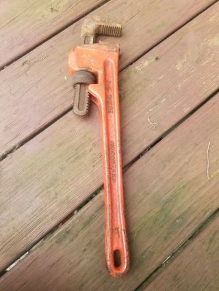 Rare Vintage S - K Wayne Tools Pipewrench In Really Shape Collectable