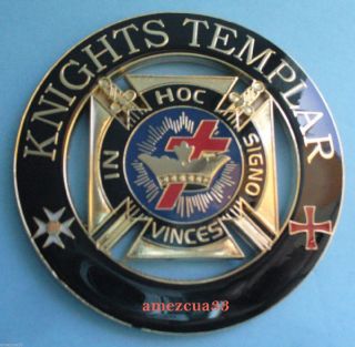 Grand York Rite Knights Templar Auto Cut Out Car Emblem Freemasonry York Mason