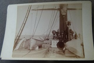 4 1880 ' s Photographs CDV CABINET CARD ALASKA YUKON ANCON SHIP JAMES CARROLL Capt 6