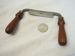 Antique Small Draw Knife Mini Shave Woodworking Carpenters Luthier Tool 2 - 1/2 "