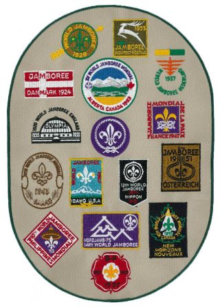 1983 World Scout Jamboree 2019 Canadian Canada Contingent Jacket Patch Badge Bsa