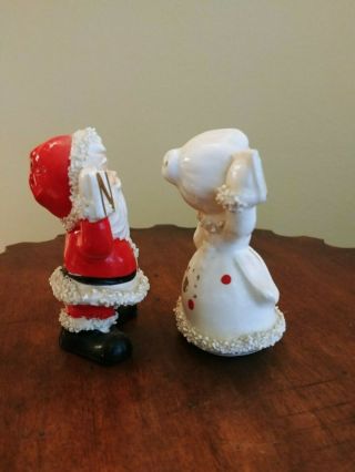 Vintage Christmas salt and pepper shakers 4
