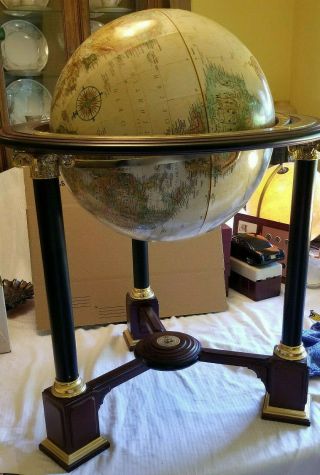 The Franklin 2000 Millennium World Globe With Stand