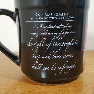 Cabela ' s 2nd Amendment Gun Rights Coffee Mug Cup We The People Constitution 4