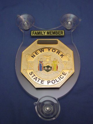 Nysp - York State Police - Family Member - Ny Car Shield - Fop