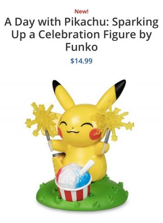 Funko A Day With Pikachu: Sparking Up A Celebration Figure By Funko Confirmed