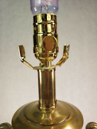 Vintage Stiffel Brass Trophy Urn Lamp Neoclassical Hollywood Regency 5