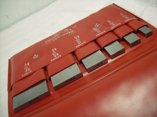 Vtg L.  S.  Starrett No.  S 154 L Parallels Set Of 6 In Orig.  Pouch Cond.