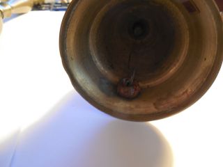 Set o 3 solid brass hand bells 8.  5 