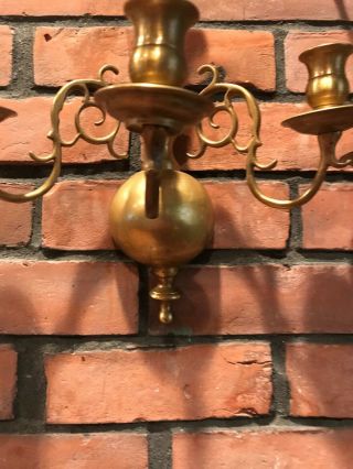 Brass Candle Holders / Scones 4
