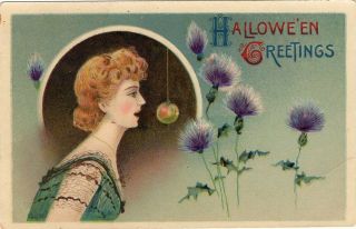 Published By Gottschalk Dreyfuss & Davis Halloween Postcard Series 2470