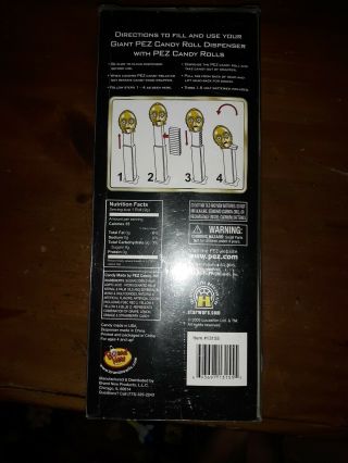 Pez Star Wars Limited Edition C - 3PO Giant PEZ Dispenser Rare limited edition 5