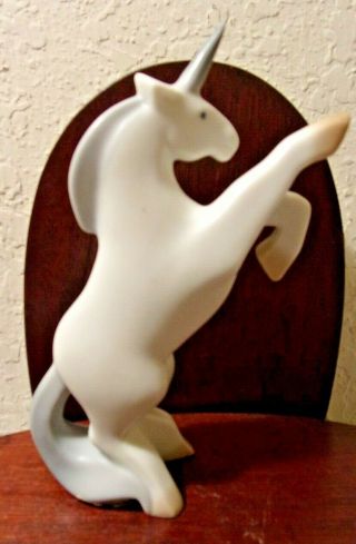 Vintage Hallmark Unicorn Porcelain Ornament 1980 