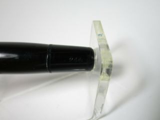 Vintage MONTBLANC 244 pistonfiller fountain pen 14ct flexy M nib cork etc 6