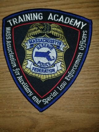 Massachusetts Association For Auxiliary And Special Law Enforcement Officers.