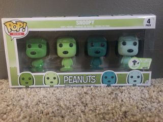 Funko Pop Peanuts Snoopy Mini Four Pack,  Limited Edition