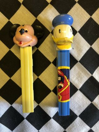 NF Vintage Pez Donald Duck & Mickey Mouse 2
