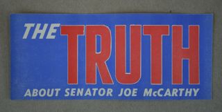 Joseph Mccarthy Rare 1952 Re - Election Campaign Booklet