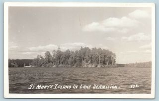 Postcard Mn Lake Vermilion St Mary 