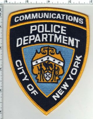 York City Police Communications Shoulder Patch - For 2019
