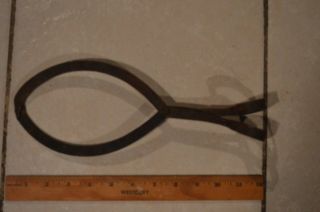 Antique / Vintage Large Ice Block Tongs 11 Inch