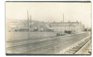Rppc Railroad Tannery Industrial Middleburg Pa Snyder County Real Photo Postcard