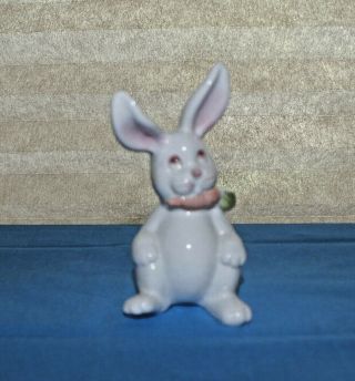 Vintage Fitz and Floyd Acrobat Bunny Rabbits Hand Painted Porcelain Figurines 2