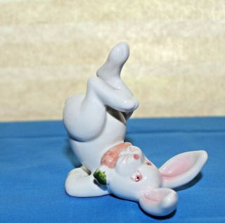 Vintage Fitz and Floyd Acrobat Bunny Rabbits Hand Painted Porcelain Figurines 4