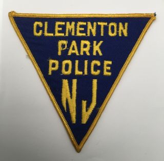 Clementon Park Police,  Jersey Old Cheesecloth Shoulder Patch
