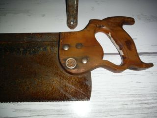 Vintage MILLERS FALLS 74C MITER BOX Henry Disston & Sons Saw 4