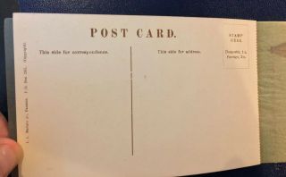 Early 1900’s 3 1/2” X 6” Panama City Postcard Book 3