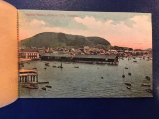 Early 1900’s 3 1/2” X 6” Panama City Postcard Book 5