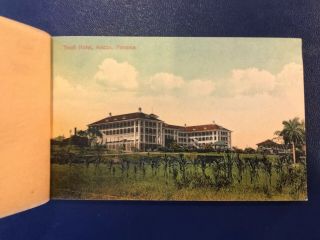 Early 1900’s 3 1/2” X 6” Panama City Postcard Book 6