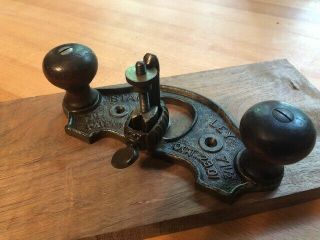 Stanley Router Plane No.  71 1/2,  Type 3 (1906 - 19) With 2 Cutters