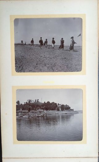 48 x BURMA RANGOON BHAMO MANDALAY IRRAWADDY ASSORTED ALBUMEN PHOTOGRAPHS - 1904 10