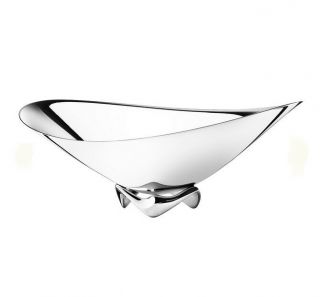 $550 Georg Jensen Koppel Wave Bowl - Stainless Steel - Large
