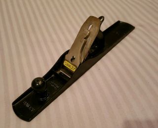 Vtg Stanley Bailey No.  7 Type 19 Canada Corrugated Plane Black 22 " See My Other