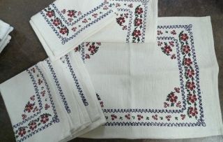 Nicholas Mosse Old Rose Irish Linen Table Linens Placemats Set Of 6 Hard To Find