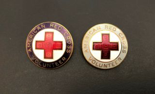 Vintage Red Cross Volunteer Pins