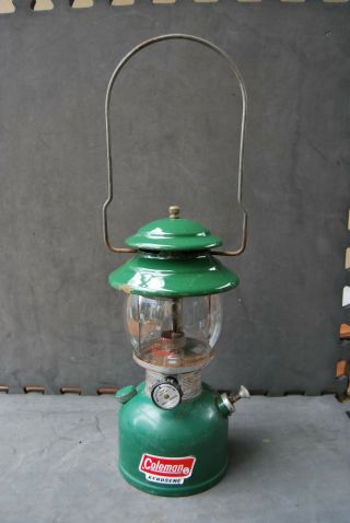 Coleman Kerosene Pressure Lantern Model 201 Made In Usa Dated 1981