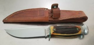 Case XX USA - Vintage Stag Small Hunting Knife & Leather Sheath 6