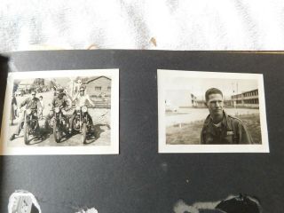 Vintage 155 Black,  White Photographs Photo Album 1950 American Soldiers,  Tokyo 2