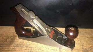 Vintage Stanley Bailey No.  4 Smooth Bottom Woodworking Plane Made In USA.  Pat 1918 3