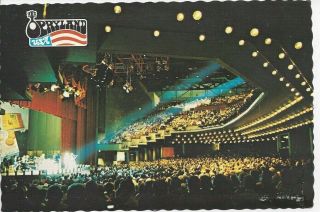 Postcard - Tn - Tennessee Opryland Usa Nashville Grand Ole Opry Performance
