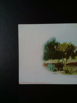 MISSION SAN DIEGO PRIVATE MAILING CARD © 1899 DETROIT PHOTOGRAPHIC CO. 3