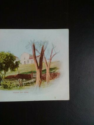 MISSION SAN DIEGO PRIVATE MAILING CARD © 1899 DETROIT PHOTOGRAPHIC CO. 4