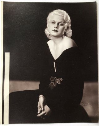 Jean Harlow Pach Brothers Photograph,  Embossed Credit