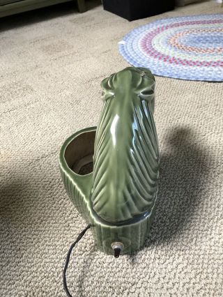 Vintage Ceramic Green Horse TV Lamp 2