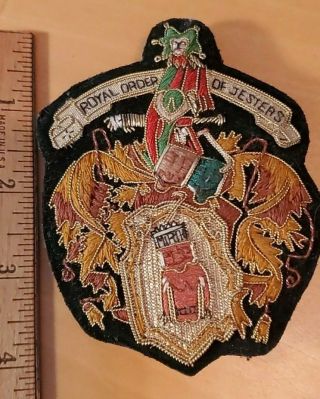 Embroidered Royal Order of Jesters/Masonic Lapel Pin 4 