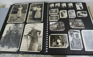 400,  Photographs Album 1940s To 1970s Dayton Wa Parade Sking Military Family